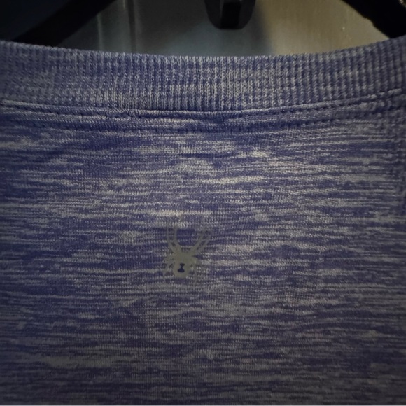 Spyder Long Sleeve Performance Top Purple Heathered Size M - Picture 4 of 5